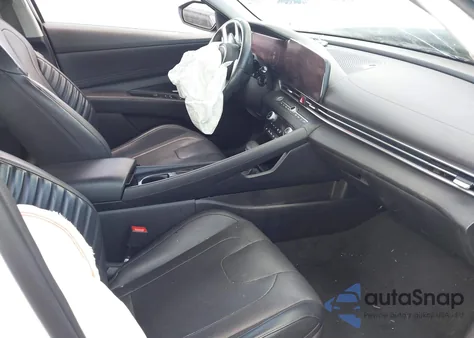 2021 Hyundai Elantra Limited z USA, uszkodzony, nr VIN 5NPLP4AG9MH019702